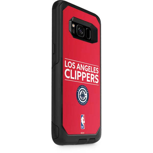 NBA Los Angeles Clippers Standard Red Otterbox Commuter Galaxy Skin
