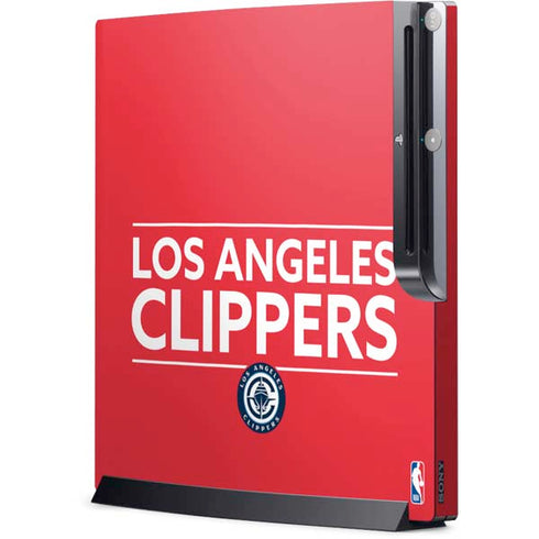 NBA Los Angeles Clippers Standard Red Playstation 3 & PS3 Slim Skin