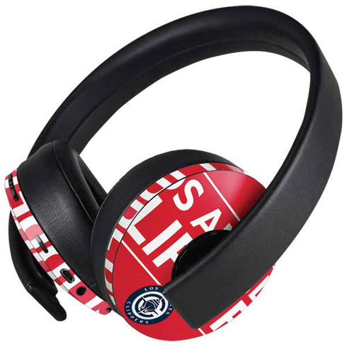 NBA Los Angeles Clippers Standard Red PlayStation 4 Gold Wireless Headset Skin