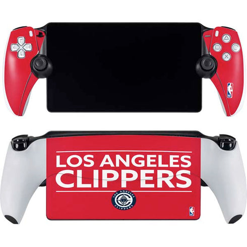 NBA Los Angeles Clippers Standard Red PlayStation Portal Remote Player Skin