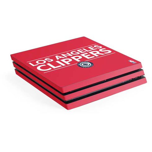NBA Los Angeles Clippers Standard Red PlayStation PS4 Skins