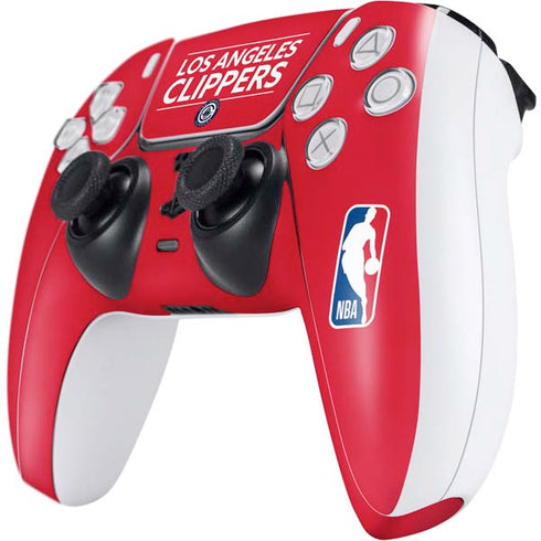 NBA Los Angeles Clippers Standard Red PS5 Controller Skin