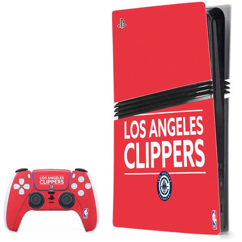 NBA Los Angeles Clippers Standard Red PS5 Pro Bundle Skin