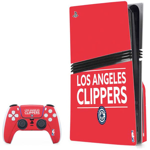 NBA Los Angeles Clippers Standard Red PlayStation PS5 Skins
