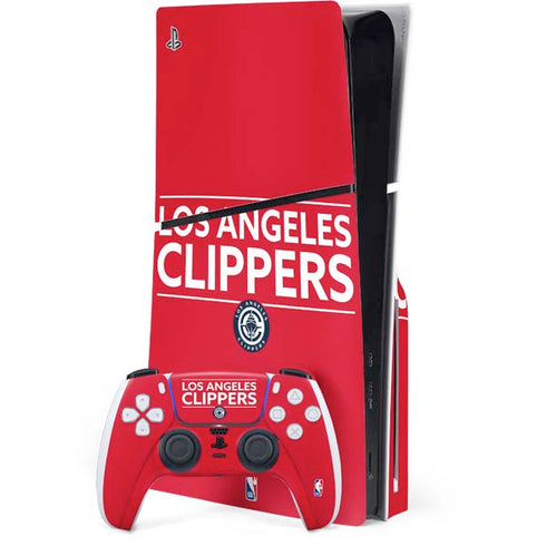NBA Los Angeles Clippers Standard Red PlayStation PS5 Skins