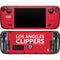 NBA Los Angeles Clippers Standard Red Steam Deck Handheld Gaming Computer OLED Skin
