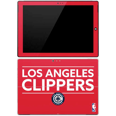 NBA Los Angeles Clippers Standard Red Surface Pro 3 Skin