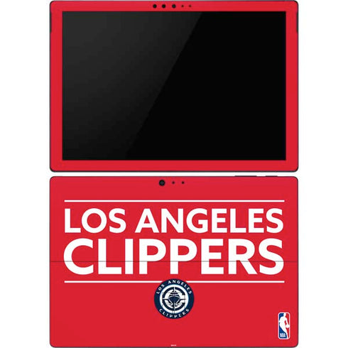 NBA Los Angeles Clippers Standard Red Surface Pro 6 Skin