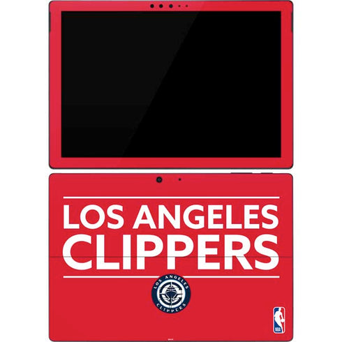 NBA Los Angeles Clippers Standard Red Surface Pro 7 Skin