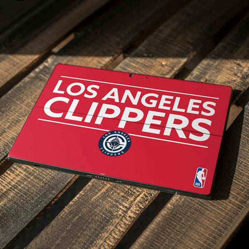 NBA Los Angeles Clippers Standard Red Surface Pro 7 Skin