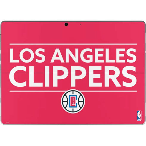 NBA Los Angeles Clippers Standard Red Surface Pro 9 Skin