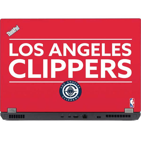 NBA Los Angeles Clippers Standard Red Lenovo ThinkPad Skin