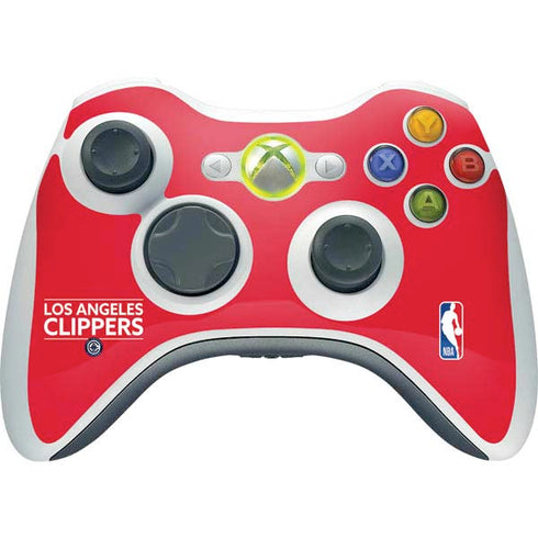 NBA Los Angeles Clippers Standard Red Xbox 360 Wireless Controller Skin