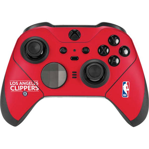 NBA Los Angeles Clippers Standard Red Xbox Elite Wireless Controller Series 2 Skin