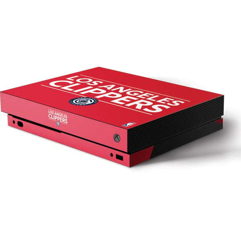 NBA Los Angeles Clippers Standard Red Xbox One Skins