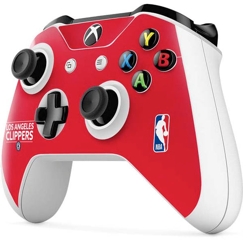 NBA Los Angeles Clippers Standard Red Xbox One X Controller Skin