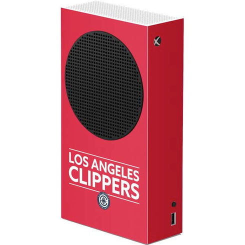 NBA Los Angeles Clippers Standard Red Xbox Series S Console Skin