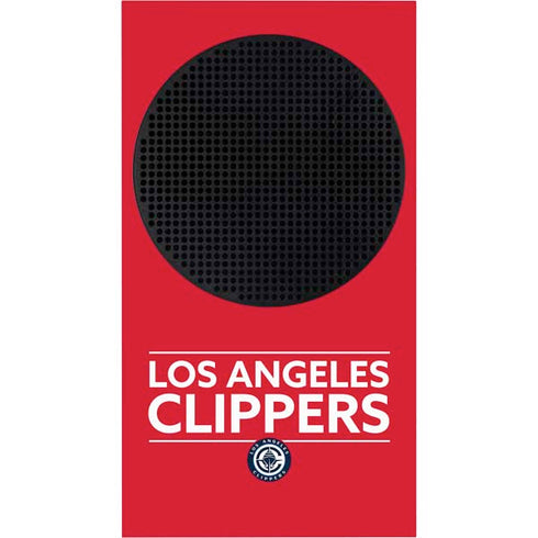 NBA Los Angeles Clippers Standard Red Xbox Series S Console Skin