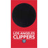 NBA Los Angeles Clippers Standard Red Xbox Series S Console Skin