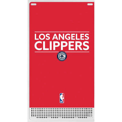 NBA Los Angeles Clippers Standard Red Xbox Series S Console Skin
