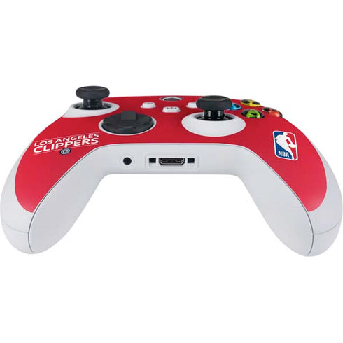 NBA Los Angeles Clippers Standard Red Xbox Series S Controller Skin