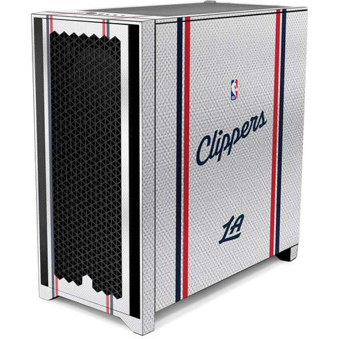 NBA Los Angeles Clippers Team Jersey Corsair 4000D Tempered Glass Mid-Tower ATX Case Skin