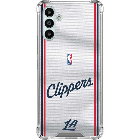 NBA Los Angeles Clippers Team Jersey Galaxy A13 5G Clear Case