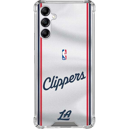 NBA Los Angeles Clippers Team Jersey Galaxy A14 5G Clear Case