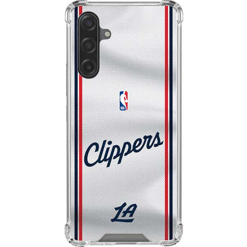 NBA Los Angeles Clippers Team Jersey Galaxy A17 Clear Case