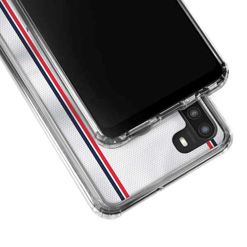 NBA Los Angeles Clippers Team Jersey Galaxy A21 Clear Case