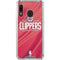 NBA Los Angeles Clippers Team Jersey Galaxy A30 Clear Case