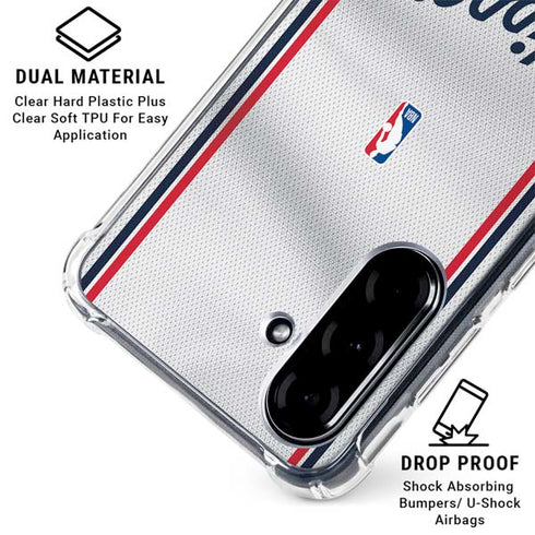 NBA Los Angeles Clippers Team Jersey Galaxy A36 5G Clear Case