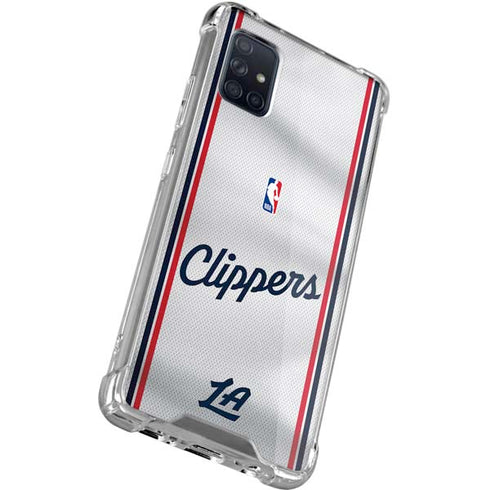 NBA Los Angeles Clippers Team Jersey Galaxy A51 5G Clear Case