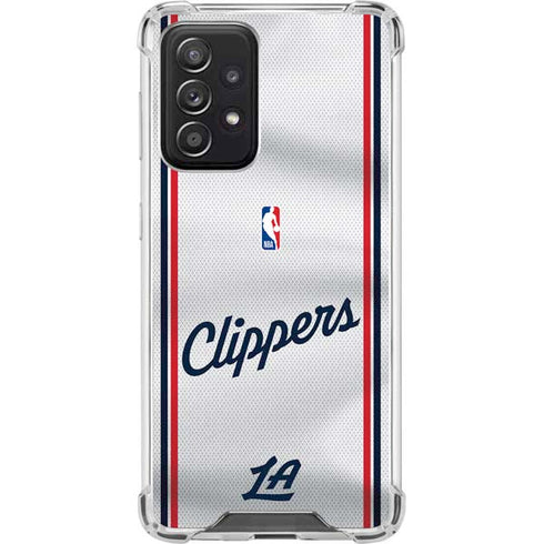 NBA Los Angeles Clippers Team Jersey Galaxy A52 5G Clear Case
