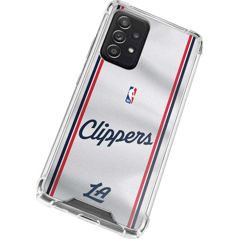 NBA Los Angeles Clippers Team Jersey Galaxy A52 5G Clear Case