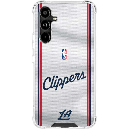 NBA Los Angeles Clippers Team Jersey Galaxy A54 5G Clear Case