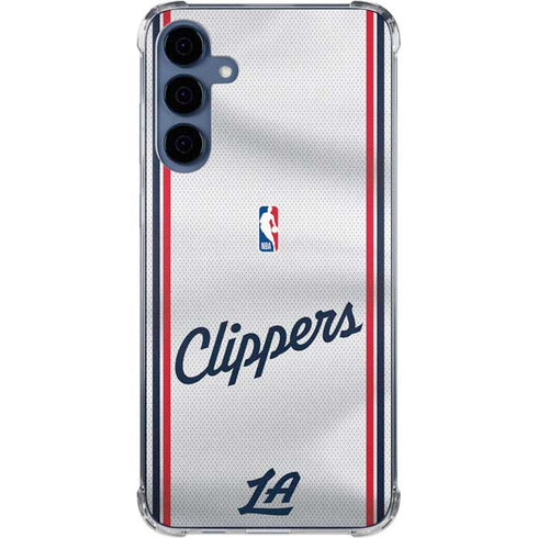 NBA Los Angeles Clippers Team Jersey Galaxy A55 5G Clear Case