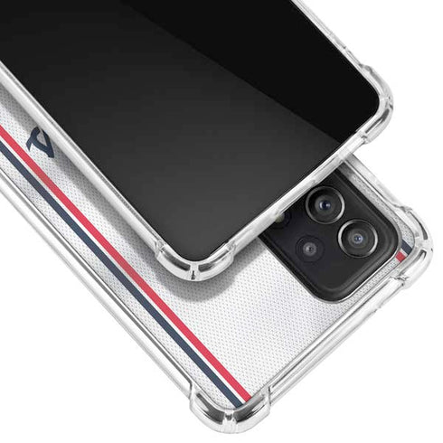 NBA Los Angeles Clippers Team Jersey Galaxy A72 5G Clear Case