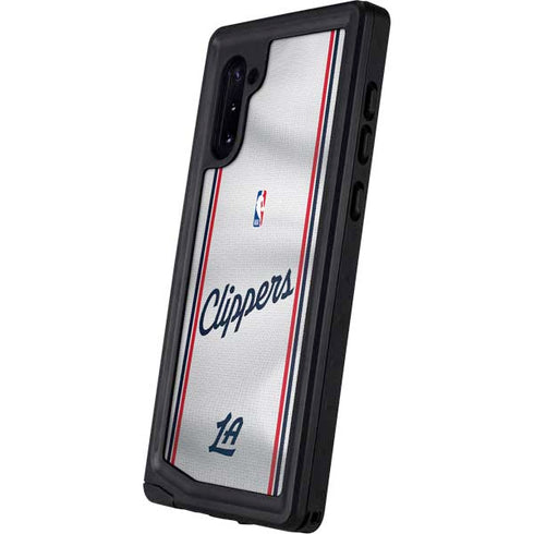 NBA Los Angeles Clippers Team Jersey Galaxy Note 10 Waterproof Case
