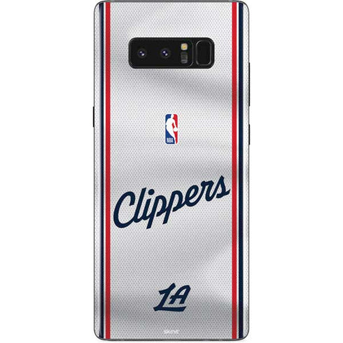 NBA Los Angeles Clippers Team Jersey Galaxy Note 8 Skin
