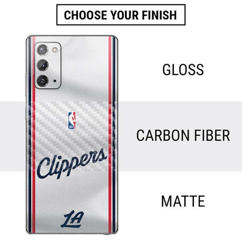 NBA Los Angeles Clippers Team Jersey Galaxy Note20 5G Skin