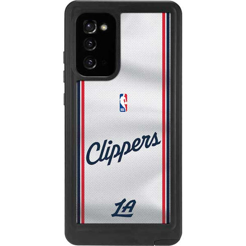 NBA Los Angeles Clippers Team Jersey Galaxy Note20 5G Waterproof Case