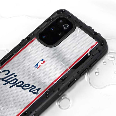 NBA Los Angeles Clippers Team Jersey Galaxy S20 Plus Waterproof Case