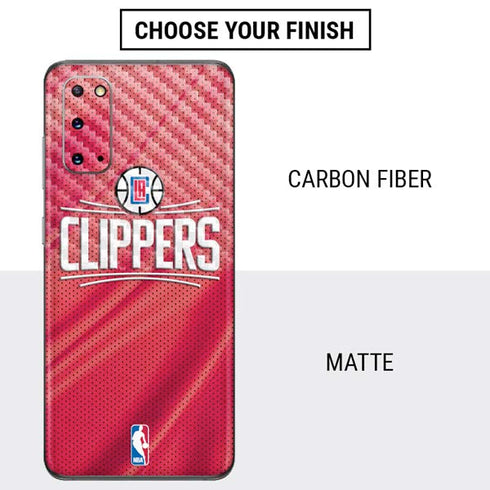NBA Los Angeles Clippers Team Jersey Galaxy S20 Skin