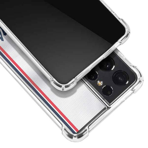 NBA Los Angeles Clippers Team Jersey Galaxy S21 Ultra 5G Clear Case