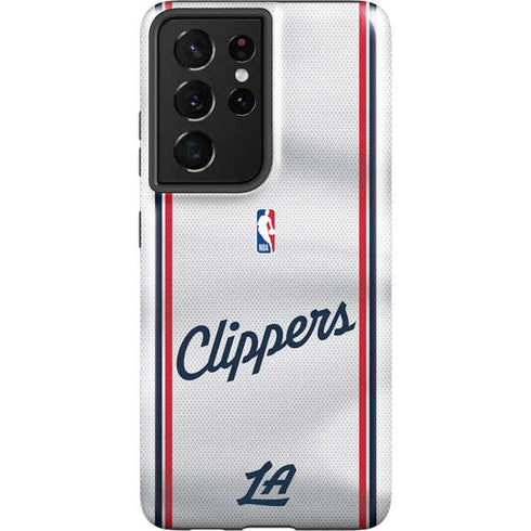 NBA Los Angeles Clippers Team Jersey Galaxy S21 Ultra 5G Pro Case