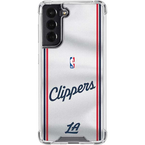 NBA Los Angeles Clippers Team Jersey Galaxy S22 Clear Case