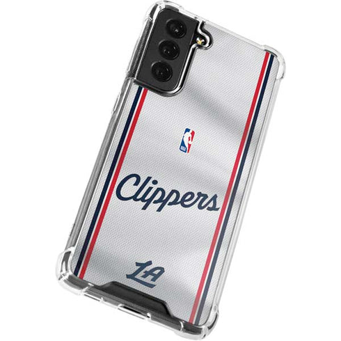 NBA Los Angeles Clippers Team Jersey Galaxy S22 Plus Clear Case
