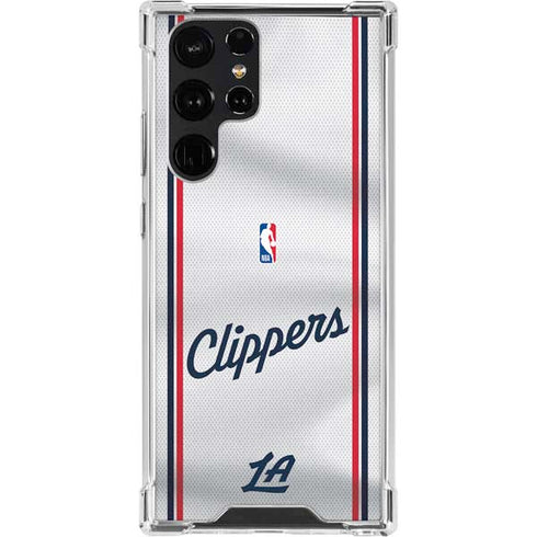 NBA Los Angeles Clippers Team Jersey Galaxy S22 Ultra Clear Case