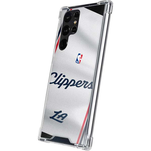 NBA Los Angeles Clippers Team Jersey Galaxy S22 Ultra Clear Case